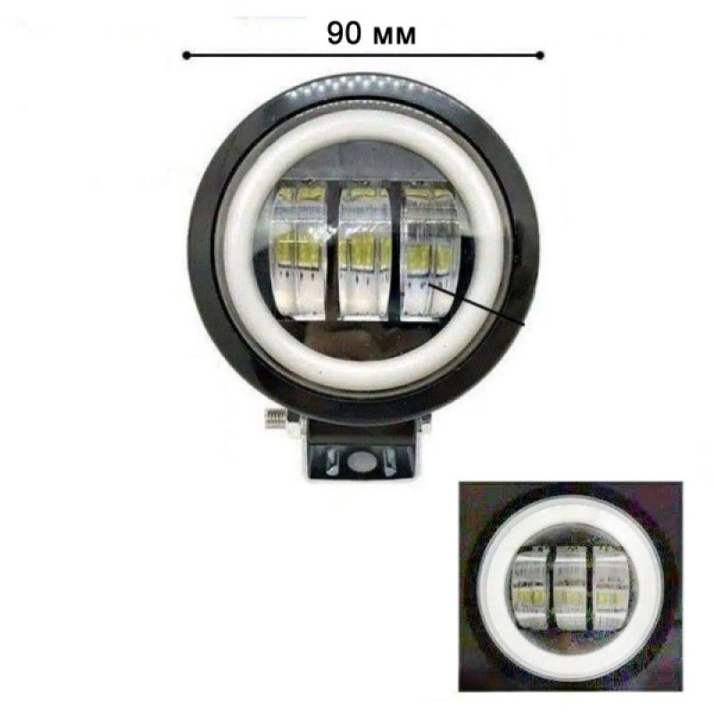 FENERE LED EL-360 BLIC 12V-24V 3LED 20W I BARDHE ANGEL EYES 1 COPE